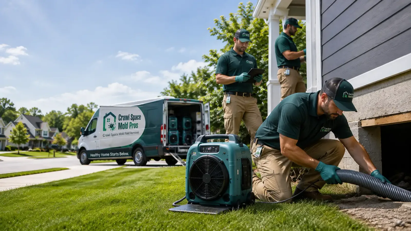 Crawl Space Mold Removal in Cygnet, OH